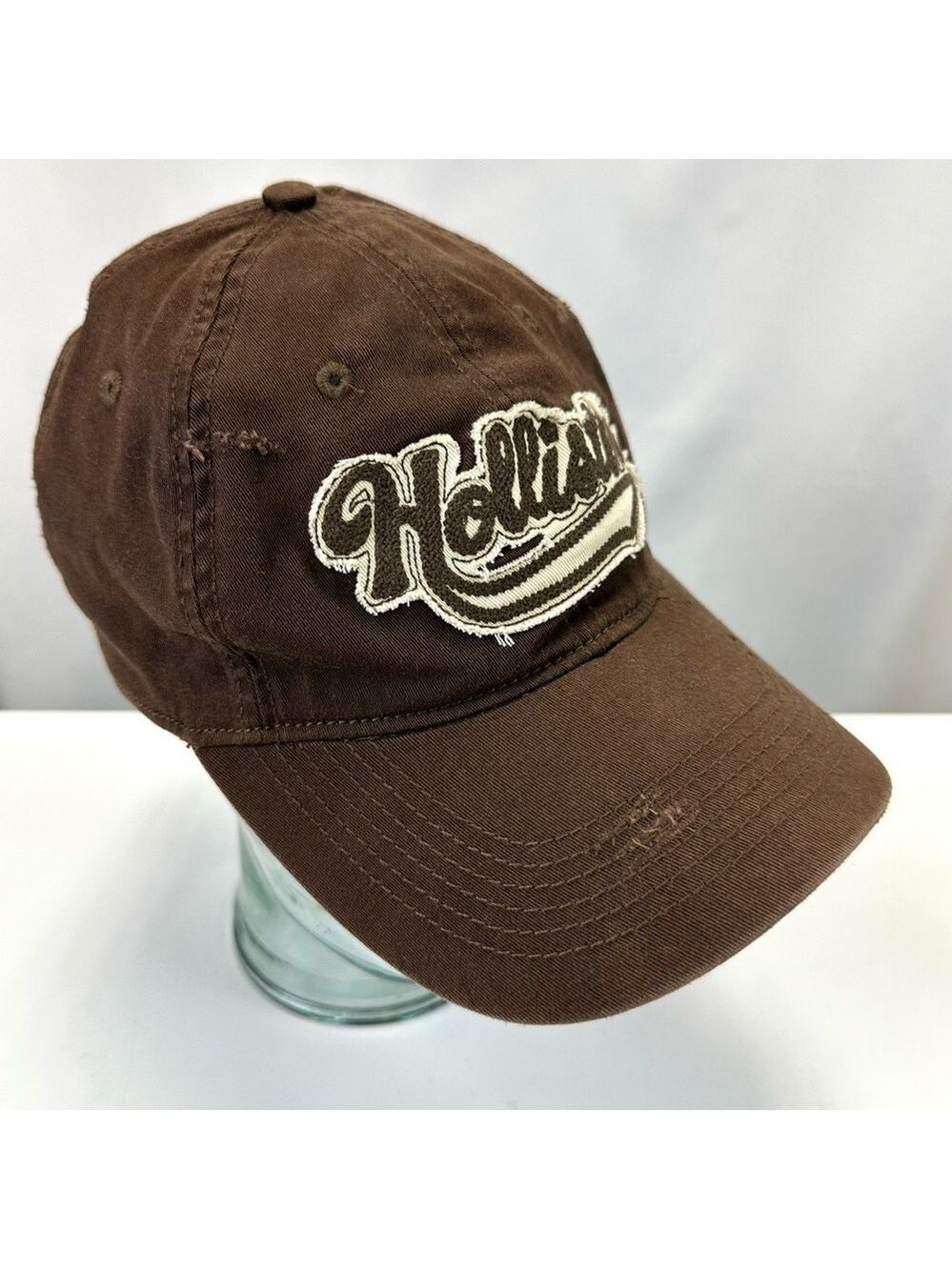Vintage Hollister Y2K ball cap brown womens Retro